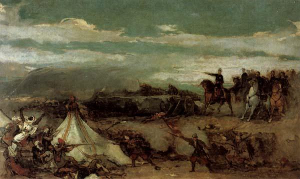 Eduardo Rosales Gallinas Episode from the Battle of Tetudn Sweden oil painting art
